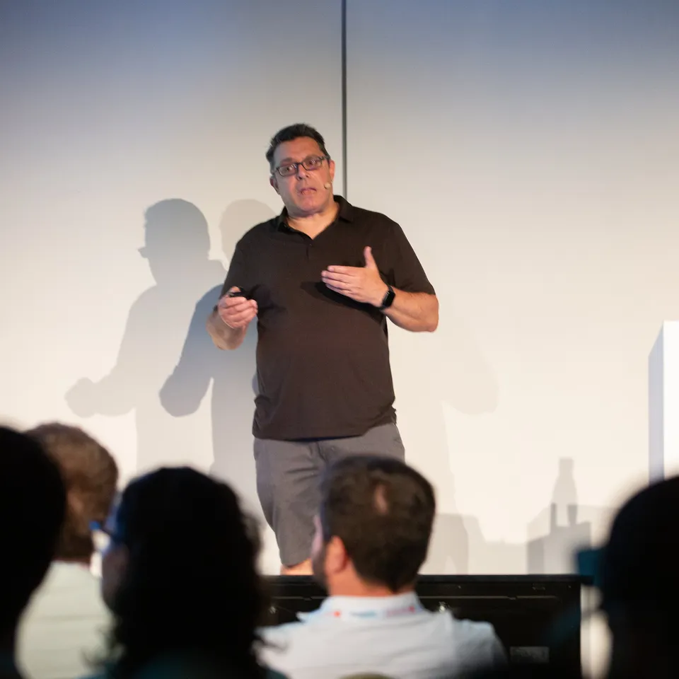 Emmanuel Paraskakis speaking at apidays Munich